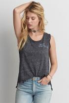 American Eagle Outfitters Ae Burnout Muscle T-shirt