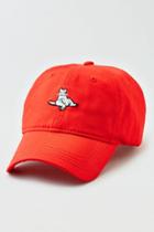 American Eagle Outfitters Ae Red Cat Strapback Hat