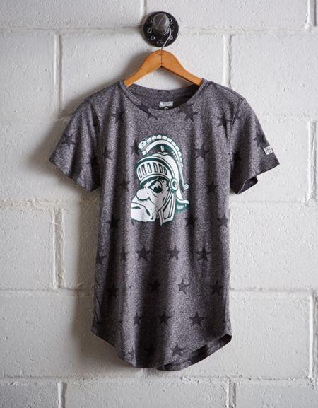 Tailgate Women's Michigan State Star T-shirt