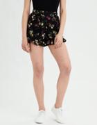 American Eagle Outfitters Ae Corset Waist Ruffle Shorts