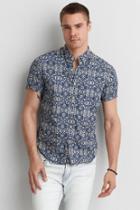 American Eagle Outfitters Ae Print Short Sleeve Shirt