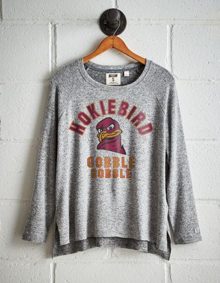 Tailgate Women's Virginia Tech Plush Tee