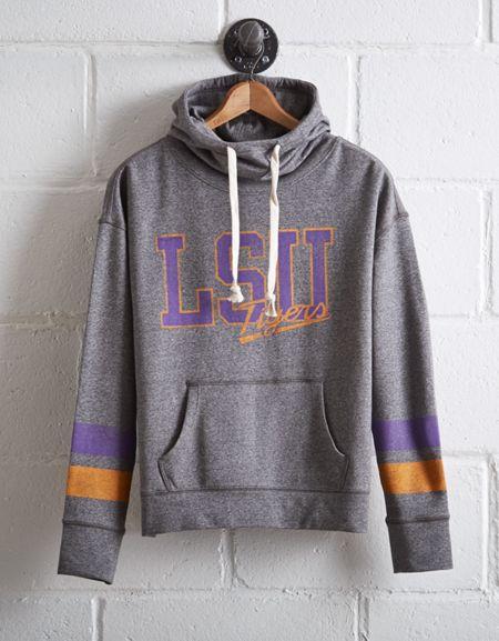 Tailgate Women's Lsu Tigers Cowl Neck Hoodie