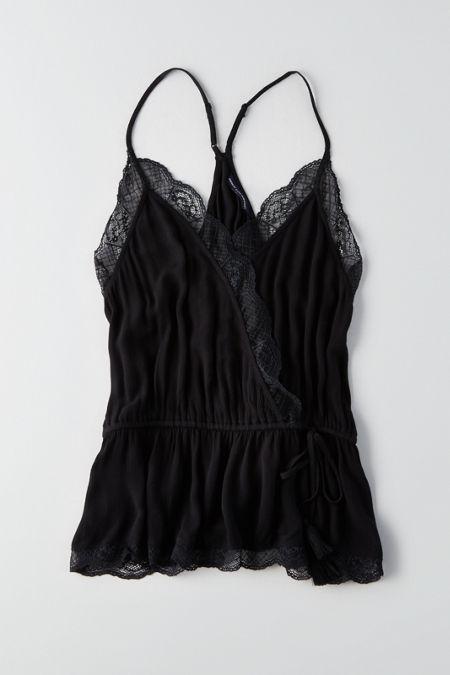 American Eagle Outfitters Ae Lace Peplum Cami
