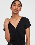 American Eagle Outfitters Ae Soft & Sexy Cinch Front Dolman Tee