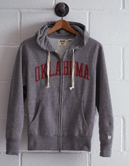Tailgate Men's Oklahoma Zip Hoodie