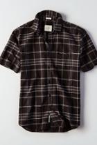 American Eagle Outfitters Ae Plaid Short Sleeve Shirt