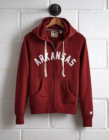 Tailgate Women's Arkansas Zip Hoodie