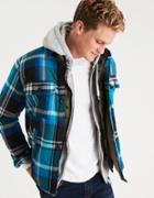 American Eagle Outfitters Ae Sherpa Lined Flannel Shirt Jacket