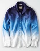 American Eagle Outfitters Ae Washed Breezy Button-down Denim Shirt