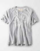 American Eagle Outfitters Ae Raglan Short Sleeve Sweatshirt