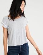 American Eagle Outfitters Ae Soft & Sexy Lace Trim T-shirt