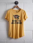 Tailgate Women's Pittsburgh Jolly Roger T-shirt