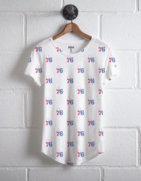 Tailgate Women's 76ers All-over Print T-shirt