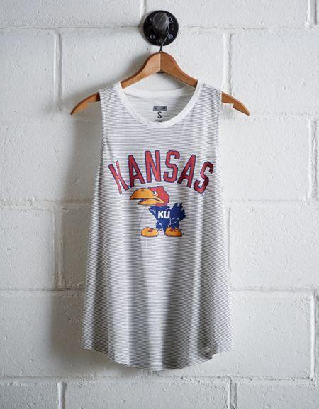 Tailgate Women's Kansas Stripe Tank