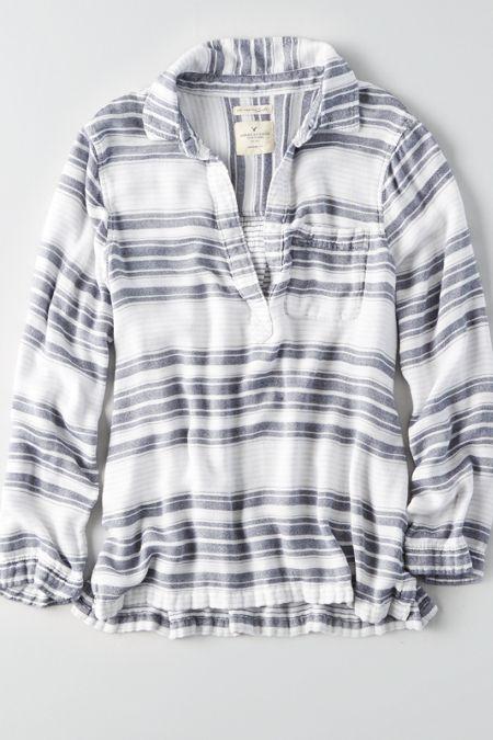 American Eagle Outfitters Ae Ahh-mazingly Soft Popover