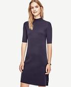 Ann Taylor Side Button Sweater Dress