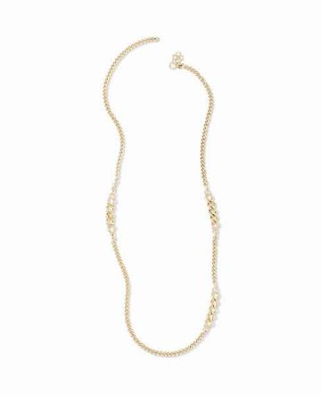 Ann Taylor Nautical Long Necklace, Gold - One Size
