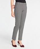 Ann Taylor The Ankle Pant In Grid - Curvy Fit