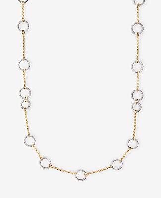 Ann Taylor Twisted Metal Necklace