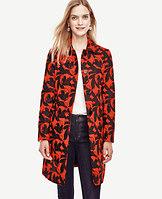 Ann Taylor Vine Print Topper