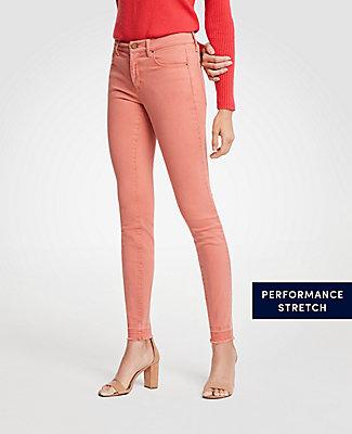 Ann Taylor Modern Raw Hem All Day Skinny Jeans