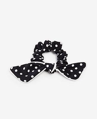 Ann Taylor Polka Dot Bow Tie Scrunchie