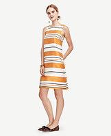 Ann Taylor Mod Stripe Shift Dress