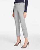 Ann Taylor The Ankle Pant In Graph Check - Curvy Fit