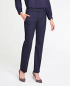 Ann Taylor The Straight Pant In Windowpane - Classic Fit