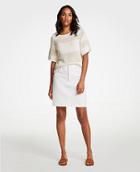 Ann Taylor Released Hem Denim Skirt