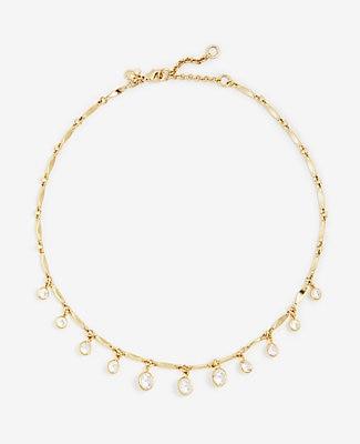 Ann Taylor Sparkle Drop Necklace