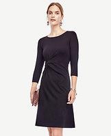 Ann Taylor Ponte Twist Dress