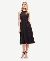 Ann Taylor Halter Flare Dress
