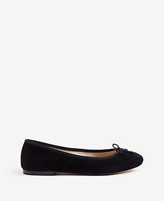 Ann Taylor Matilde Suede Ballet Flats