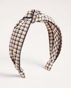 Ann Taylor Plaid Knotted Headband