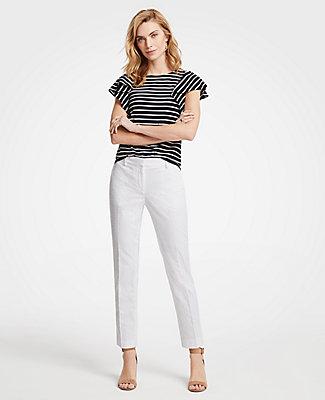 Ann Taylor The Ankle Pant In Eyelet