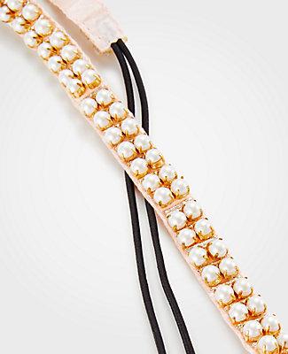 Ann Taylor Pearlized Elastic Headband