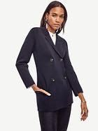 Ann Taylor Double Breasted Sweater Jacket