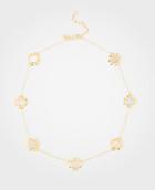 Ann Taylor Clover Flower Necklace