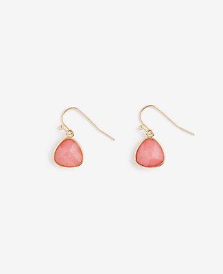 Ann Taylor Small Bezel Drop Earrings