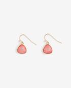 Ann Taylor Small Bezel Drop Earrings