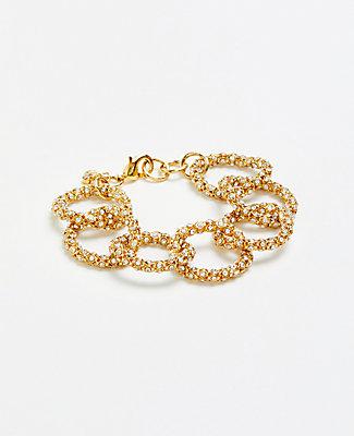 Ann Taylor Pave Chain Bracelet