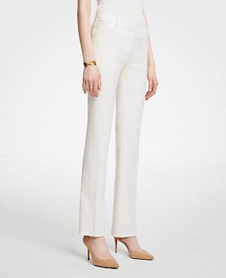 Ann Taylor The Straight Leg Pant In Linen Blend