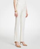Ann Taylor The Straight Leg Pant In Linen Blend