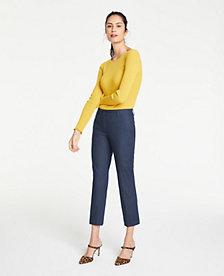 Ann Taylor The Ankle Pant In Faux Denim