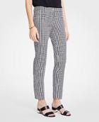 Ann Taylor The Crop Pant In Gingham
