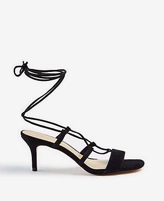 Ann Taylor Magdalena Wrap Heeled Sandals
