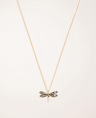 Ann Taylor Dragonfly Pendant Necklace