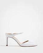 Ann Taylor Jodie Leather Mule Pumps
